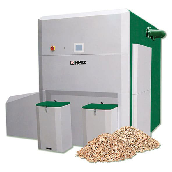 Cazan aschii lemn peleti - herz bioenergy